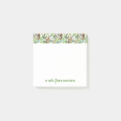 Addieren Sie Ihr Namens| tropisches Post-it Klebezettel (Vorderseite)