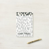 Addieren Sie Ihr Namens| unveränderliches Post-it Klebezettel (Auf Schreibtisch)