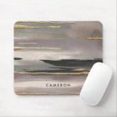 Addieren Sie Ihr Namens| vergoldetes Gold des Mousepad (Mit Mouse)