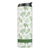 Addieren Sie Ihr Namens| Waldgrün kopieren Thermosbecher (Nach links gedreht)