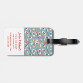 Addieren Sie Ihr Namens| Zahnbürste-u. Gepäckanhänger (Rückseite horizontal)