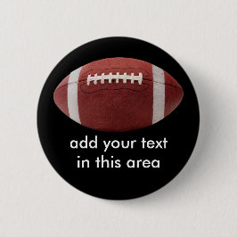 Addieren Sie Ihr Text Fußball-Knopf-Button Button