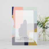 Addieren Sie Ihr träges Namens| Briefpapier (Stehend Vorderseite)