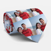 Addieren Sie Ihre eigene Foto-Hals-Krawatte Krawatte (Gerollt)