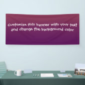 Addieren Sie Ihre eigene Mitteilungsfahne Banner (Messe)