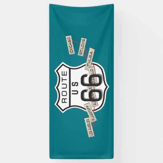 addieren Sie Ihre Fahne Fotofunktelegraphie 66 Banner (Vertikal)