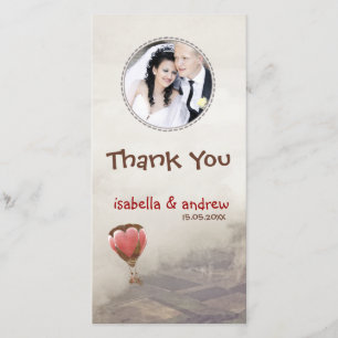 Addieren Sie Ihre Foto-Liebe, die Traum Ihnen Foto Dankeskarte