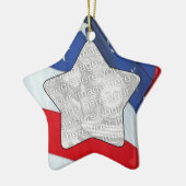 Addieren Sie Ihre Foto-Sterne u. Keramikornament (Links)