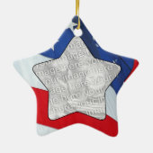 Addieren Sie Ihre Foto-Sterne u. Keramikornament (Hinten)