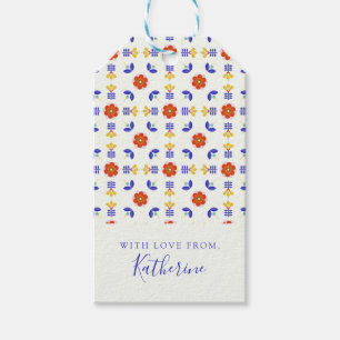 Addieren Sie Ihre geometrische Namens  Geschenkanhänger