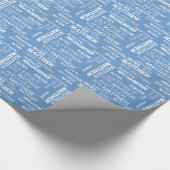 Addieren Sie Ihre mehrfache Namenszeiten Geschenkpapier (Ecke)