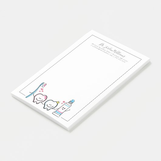 Addieren Sie Ihre Namens| besten Freunde Post-it Klebezettel (angewinkelt)