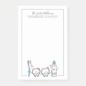 Addieren Sie Ihre Namens| besten Freunde Post-it Klebezettel (Vorderseite)