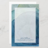 Addieren Sie Ihre Namens| entwickelnden Planeten Briefpapier (Vorne/Hinten)