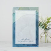 Addieren Sie Ihre Namens| entwickelnden Planeten Briefpapier (Stehend Vorderseite)