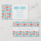 Addieren Sie Ihre Namens| finnische Fox- u. Visitenkarte (Vorne/Hinten)