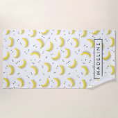 Addieren Sie Ihre Namens| geometrischen Bananen Strandtuch (Vorderseite)