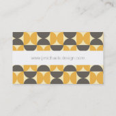 Addieren Sie Ihre Namens| Mitte des Jahrhunderts Visitenkarte (Rückseite)