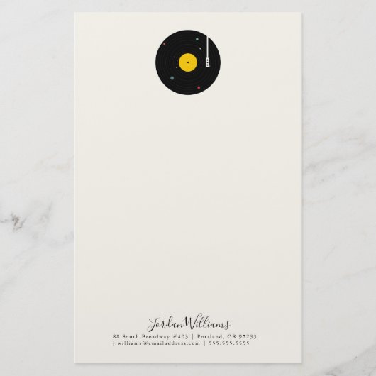 Addieren Sie Ihre Namens| Musik überall | Florent Briefpapier (Vorderseite)