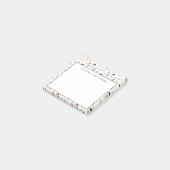 Addieren Sie Ihre Namens| niedlichen Waldtiere u. Post-it Klebezettel (angewinkelt)