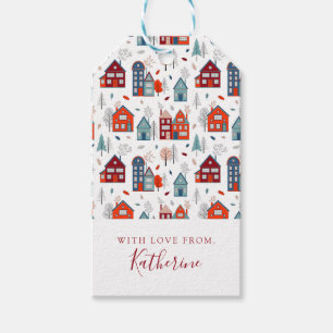 Addieren Sie Ihre Namens  skandinavische Geschenkanhänger