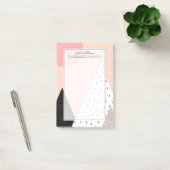 Addieren Sie Ihre Namens| skandinavische Post-it Klebezettel (Büro)