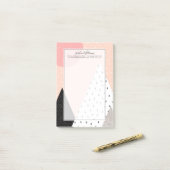 Addieren Sie Ihre Namens| skandinavische Post-it Klebezettel (Auf Schreibtisch)