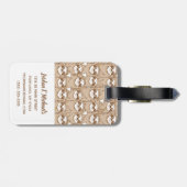 Addieren Sie Ihre Namens| Trägheiten u. Gepäckanhänger (Rückseite horizontal)