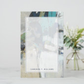 Addieren Sie Ihre Namens| Trennung Briefpapier (Stehend Vorderseite)