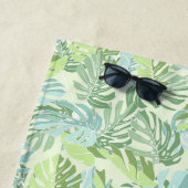 Addieren Sie Ihre Namens| tropischen Strandtuch (Beispiel)