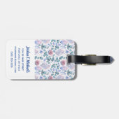 Addieren Sie Ihre Namens| Unicorn-Kristalle u. Gepäckanhänger (Rückseite horizontal)