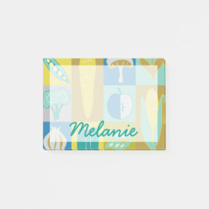 Addieren Sie Ihre Namens  Veggie-Blöcke II Post-it Klebezettel