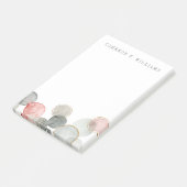 Addieren Sie Ihre Namens| vergoldeten Bereiche Post-it Klebezettel (angewinkelt)