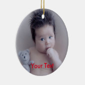 Addieren Sie Ihre persönliche Foto-und Keramikornament (Rechts)