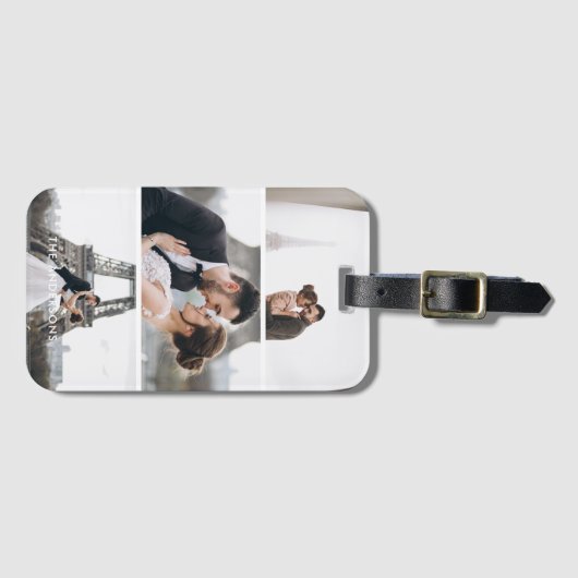 Addieren Sie Ihre Selbst - 3 kundenspezifische Gepäckanhänger (Vorderseite (Horizontal))