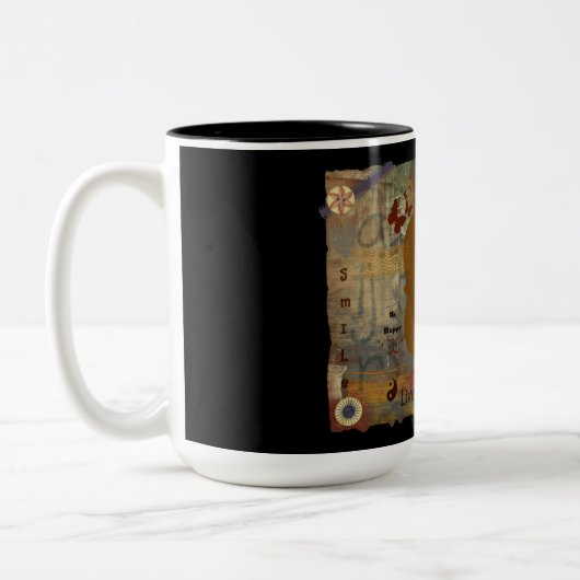 Addieren Sie Ihre Selbst Zweifarbige Tasse (Links)