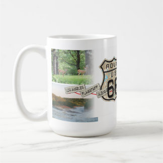 addieren Sie Ihre Tasse Fotos Weges 66