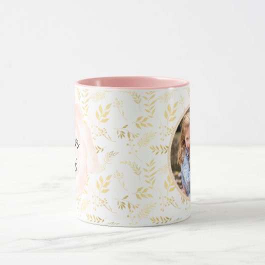 Addieren Sie Ihre Text- u. Fotoschablonen-Tasse Tasse (Zentrum)