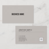 Addieren Sie Ihren beruflichen Entwurf Visitenkarte (Vorne/Hinten)