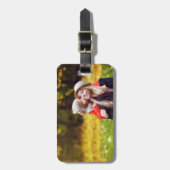 Addieren Sie Ihren eigenen Foto-Reise-Gepäck-Umbau Gepäckanhänger (Vorderseite vertikal)