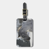 Addieren Sie Ihren eigenen Gepäckanhänger (Vorderseite vertikal)