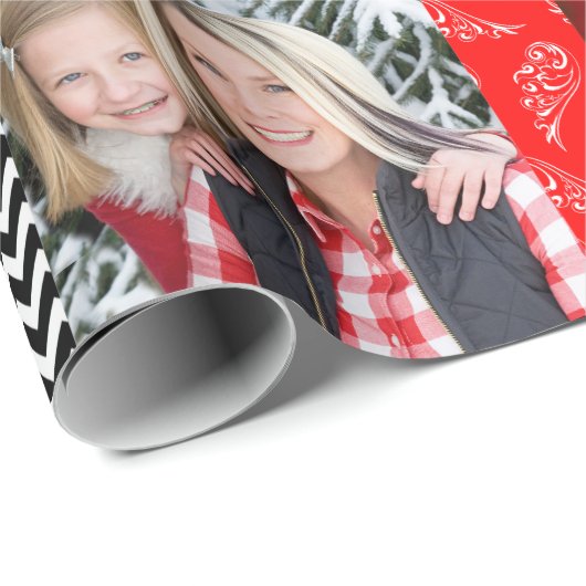 Addieren Sie Ihren eigenen Geschenkpapier (Rolleneckpunkt)