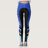 "Addieren Sie Ihren kundengerechten Text", Leggings (Vorderseite)