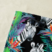 Addieren Sie Ihren Monogramm| Zebra und exotischen Strandtuch (Beispiel)