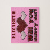 Addieren Sie ihren Namen Sie heiratet mich Puzzle (Vertikal)