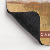 Addieren Sie Ihren Namens| bernsteinfarbiger Mousepad (Ecke)