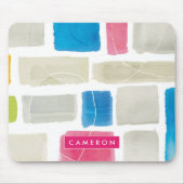 Addieren Sie Ihren Namens| Comares III abstrakten Mousepad (Vorne)