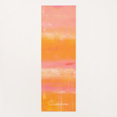 Addieren Sie Ihren Namens| karibischen Himmel Yogamatte (Vorderseite)