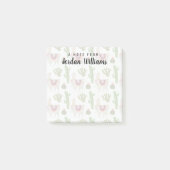 Addieren Sie Ihren Namens| Llamarama Sammlung | Post-it Klebezettel (Vorderseite)