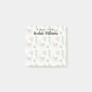 Addieren Sie Ihren Namens  Llamarama Sammlung   Post-it Klebezettel